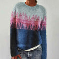 Vintage Inspired Knit Jumper with Soft Handfeel and Easy Cut