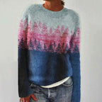 Vintage Inspired Knit Jumper with Soft Handfeel and Easy Cut