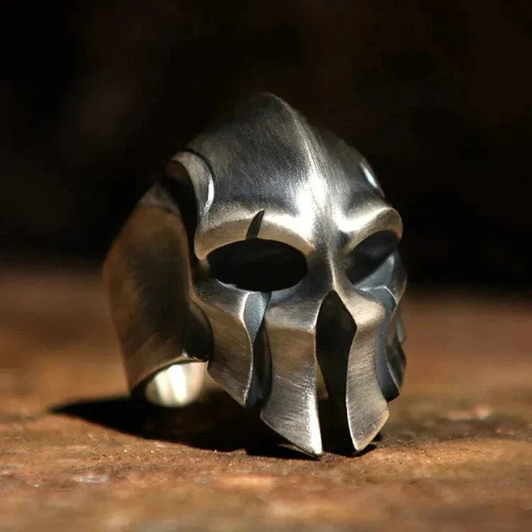 Adjustable Norse-Inspired Ring with Carved Detail