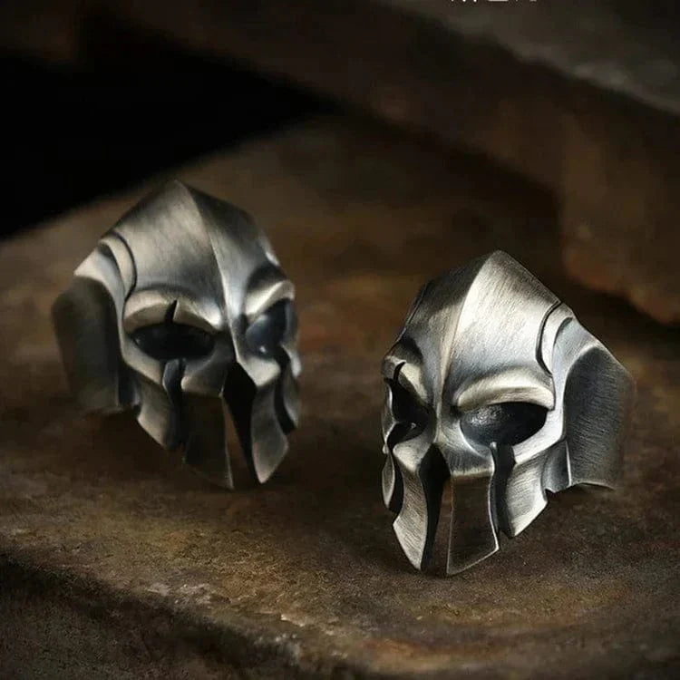 Adjustable Norse-Inspired Ring with Carved Detail