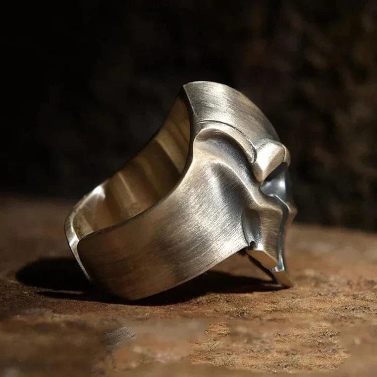 Adjustable Norse-Inspired Ring with Carved Detail