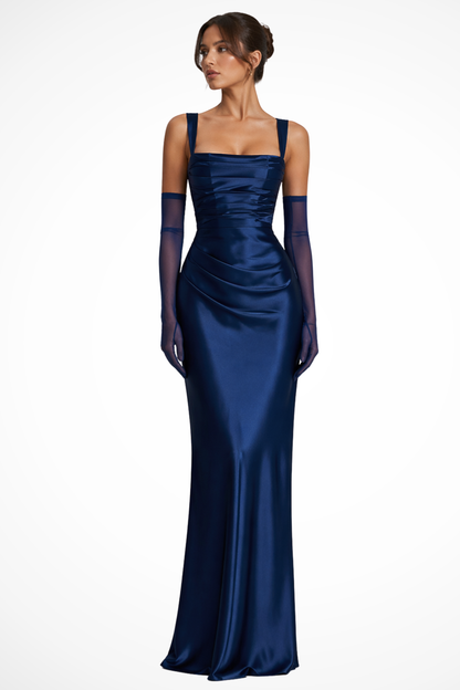 Valentina Maxi Square-neck Dress