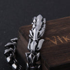 Slangenschakelarmband van roestvrij staal, 19 cm
