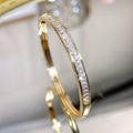 Goudkleurige baguette-armband