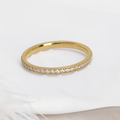 Slim Zirconia Band Ring