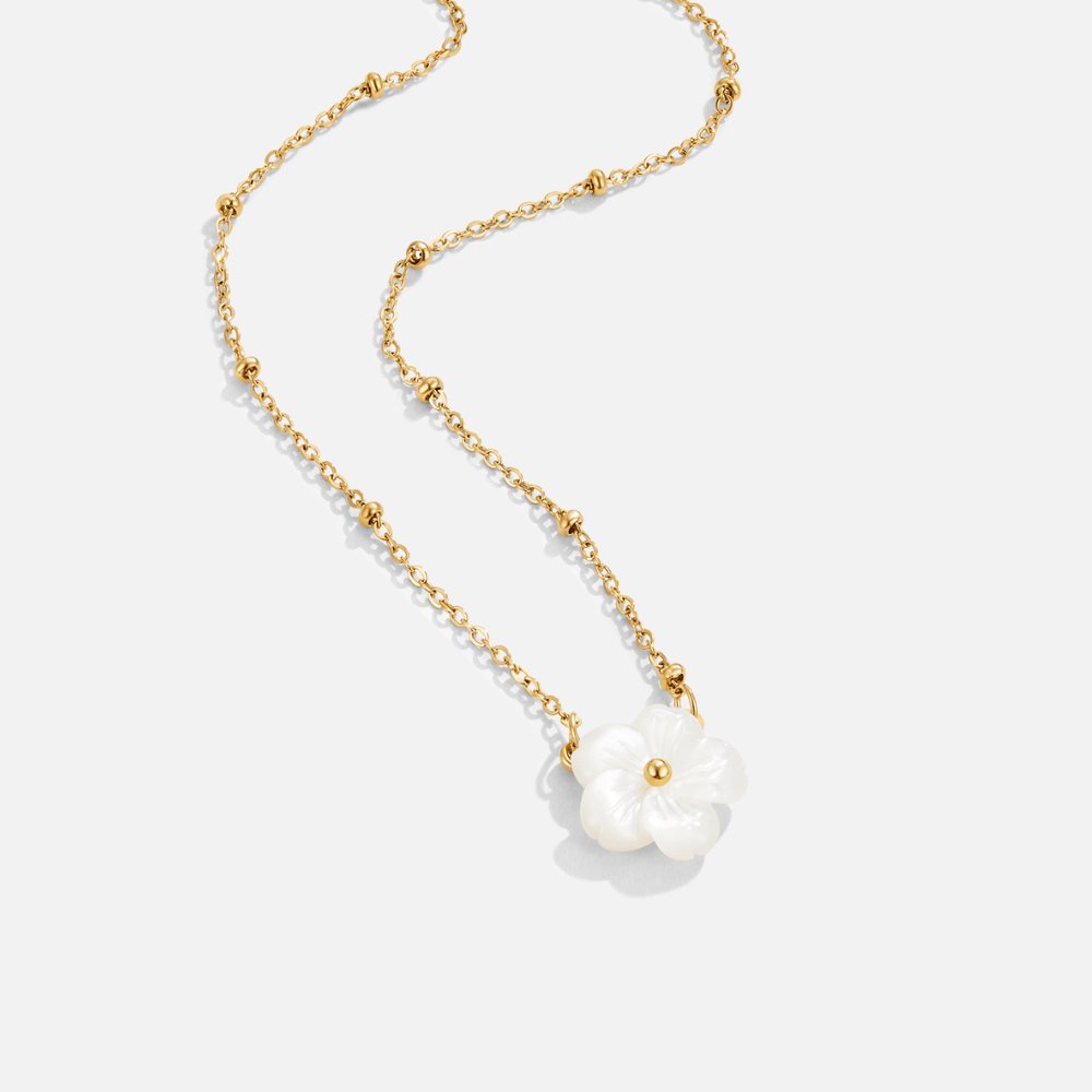 Ketting met bloesembloem