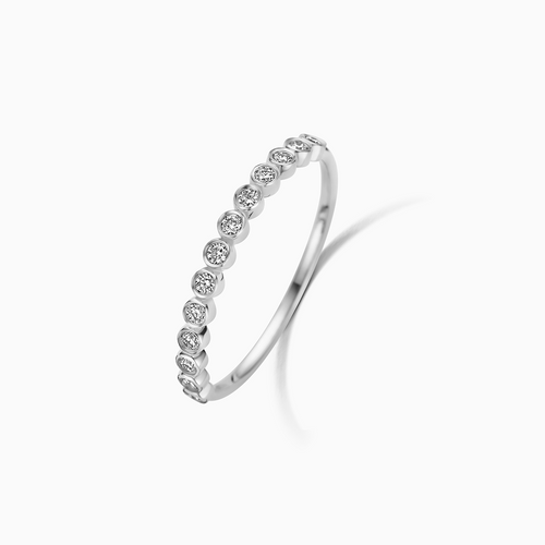 Adjustable Bubble Ring in Two Metal Tones